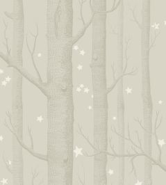 Woods & Stars Wallpaper by Cole & Son Grey Woods & Stars Wallpaper by Cole & Son Grey