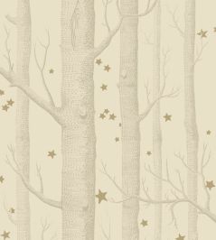 Woods & Stars Wallpaper by Cole & Son Buff & Gold Woods & Stars Wallpaper by Cole & Son Buff & Gold