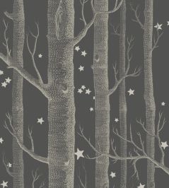 Woods & Stars Wallpaper by Cole & Son Charcoal Woods & Stars Wallpaper by Cole & Son Charcoal