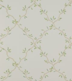 Leaf Trellis Wallpaper by Colefax and Fowler Ivory/Green Leaf Trellis Wallpaper by Colefax and Fowler Ivory/Green