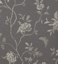 Swedish Tree Wallpaper by Colefax and Fowler Charcoal Swedish Tree Wallpaper by Colefax and Fowler Charcoal