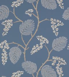 Atwood Wallpaper by Colefax and Fowler Navy Atwood Wallpaper by Colefax and Fowler Navy