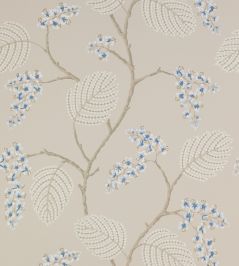Atwood Wallpaper by Colefax and Fowler Blue/Beige Atwood Wallpaper by Colefax and Fowler Blue/Beige
