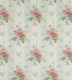 Gallica Fabric by Colefax and Fowler Pink/Aqua Gallica Fabric by Colefax and Fowler Pink/Aqua