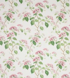 Summerby Cotton Fabric by Colefax and Fowler Pink/Green Summerby Cotton Fabric by Colefax and Fowler Pink/Green
