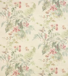Callista Fabric by Colefax And Fowler Pink/Green Callista Fabric by Colefax And Fowler Pink/Green