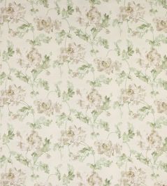 Meriden Fabric by Colefax And Fowler Silver/Green Meriden Fabric by Colefax And Fowler Silver/Green