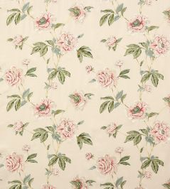Selena Fabric by Colefax And Fowler Pink/Green Selena Fabric by Colefax And Fowler Pink/Green