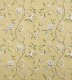 Snow Tree Fabric by Colefax And Fowler Yellow Snow Tree Fabric by Colefax And Fowler Yellow