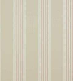 Tealby Stripe Wallpaper by Colefax And Fowler Cream / Pink Tealby Stripe Wallpaper by Colefax And Fowler Cream / Pink