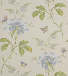 Messina Wallpaper by Colefax and Fowler Blue/Green Messina Wallpaper by Colefax and Fowler Blue/Green