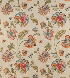 Ashlar Fabric by Colefax and Fowler Multi Ashlar Fabric by Colefax and Fowler Multi