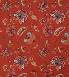 Ashlar Fabric by Colefax and Fowler Red Ashlar Fabric by Colefax and Fowler Red