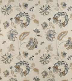 Ashlar Fabric by Colefax and Fowler Blue Ashlar Fabric by Colefax and Fowler Blue
