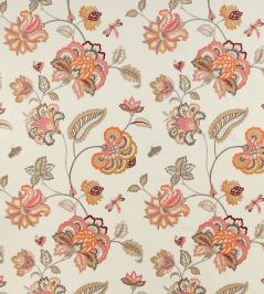 Ashlar Fabric by Colefax and Fowler Tomato Ashlar Fabric by Colefax and Fowler Tomato