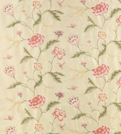 Passerine Fabric by Colefax and Fowler Pink/Green Passerine Fabric by Colefax and Fowler Pink/Green