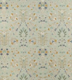 Persis Fabric by Colefax and Fowler Aqua Persis Fabric by Colefax and Fowler Aqua