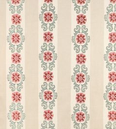 Theodore Fabric by Colefax and Fowler Red/Forest Theodore Fabric by Colefax and Fowler Red/Forest