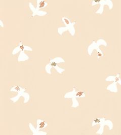Colombe Wallpaper by Caselio Rose blanc Colombe Wallpaper by Caselio Rose blanc
