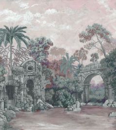Colonial Mural by Coordonne Pink Colonial Mural by Coordonne Pink