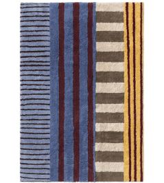Color On Rug by Lorena Canals Indigo Blue Color On Rug by Lorena Canals Indigo Blue