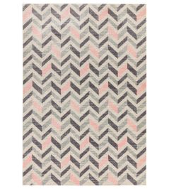 Colt Chevron Rug by Asiatic Pink Colt Chevron Rug by Asiatic Pink