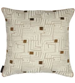 Composition Cushion 45 x 45cm by Maison Casamance Naturel Composition Cushion 45 x 45cm by Maison Casamance Naturel