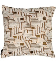 Composition Cushion 45 x 45cm by Maison Casamance Orange Terreux Composition Cushion 45 x 45cm by Maison Casamance Orange Terreux