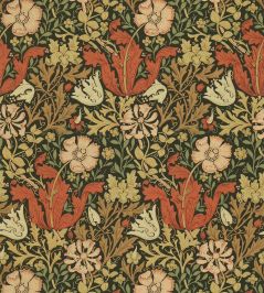 Compton Wallpaper by Morris & Co Brown/Orange Compton Wallpaper by Morris & Co Brown/Orange