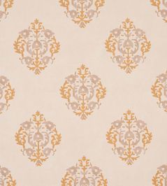 Constantine Wallpaper by Schumacher Natural & Ocher Constantine Wallpaper by Schumacher Natural & Ocher