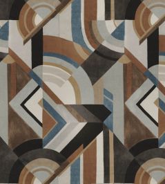 Convexe Fabric by Casamance Noir / Tabac Convexe Fabric by Casamance Noir / Tabac