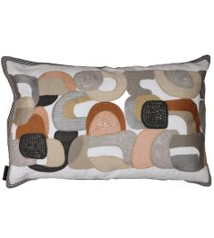 Convoitise Cushion 40 x 60cm by Maison Casamance Beige Rose Convoitise Cushion 40 x 60cm by Maison Casamance Beige Rose