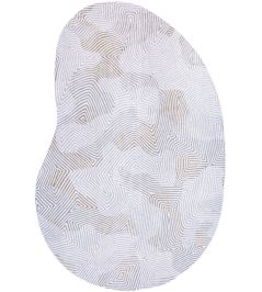 Coral Peanut Rug by Louis De Poortere Oyster White Coral Peanut Rug by Louis De Poortere Oyster White
