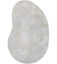 Coral Peanut Rug by Louis De Poortere Shell Beige Coral Peanut Rug by Louis De Poortere Shell Beige