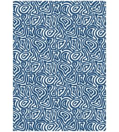 Coralia Rug by William Yeoward Indigo Coralia Rug by William Yeoward Indigo