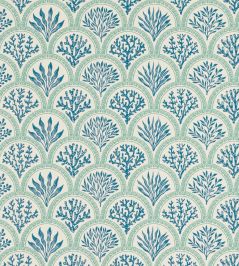 Coralli Wallpaper by Jane Churchill Blue Coralli Wallpaper by Jane Churchill Blue