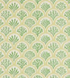 Coralli Wallpaper by Jane Churchill Green Coralli Wallpaper by Jane Churchill Green