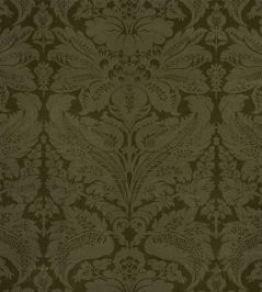 Cordwain Velvet Fabric by Schumacher Olive Cordwain Velvet Fabric by Schumacher Olive