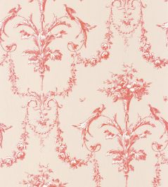 Corne D'Abondance Wallpaper by Casadeco Rouge Carmin Corne D'Abondance Wallpaper by Casadeco Rouge Carmin