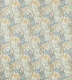 Cornflower Fabric by Morris & Co Lemon/Sage Cornflower Fabric by Morris & Co Lemon/Sage