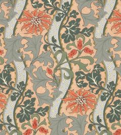 Cornflower Wallpaper by Morris & Co Russet/Teal Cornflower Wallpaper by Morris & Co Russet/Teal