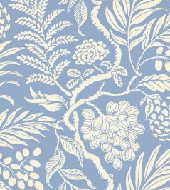 Cornucopia Wallpaper by Langelid Von Bromssen Sky Blue Cornucopia Wallpaper by Langelid Von Bromssen Sky Blue