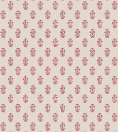 Corwin Wallpaper by Thibaut Raspberry on Natural Corwin Wallpaper by Thibaut Raspberry on Natural