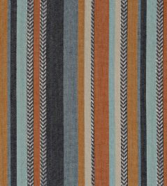 Costa Nova Fabric by Casamance Pierre Bleue Terre de Sienne Costa Nova Fabric by Casamance Pierre Bleue Terre de Sienne