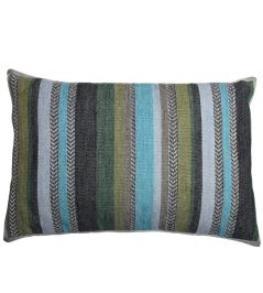 Costa Nova Cushion 40 x 60cm by Maison Casamance Turquoise Emeraude Costa Nova Cushion 40 x 60cm by Maison Casamance Turquoise Emeraude