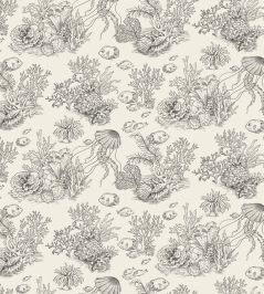 Cote Sauvage Wallpaper by Casadeco Noir Fusain Cote Sauvage Wallpaper by Casadeco Noir Fusain