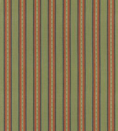 Country Stripe Fabric by Mulberry Home Emerald Country Stripe Fabric by Mulberry Home Emerald