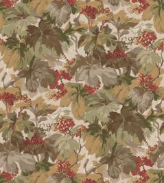 Country Walk Wallpaper by Mulberry Home Red/Green Country Walk Wallpaper by Mulberry Home Red/Green