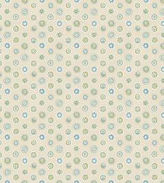 Court Buttons Wallpaper by GP & J Baker Blue/Green Court Buttons Wallpaper by GP & J Baker Blue/Green