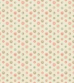 Court Buttons Wallpaper by GP & J Baker Pink/Green Court Buttons Wallpaper by GP & J Baker Pink/Green